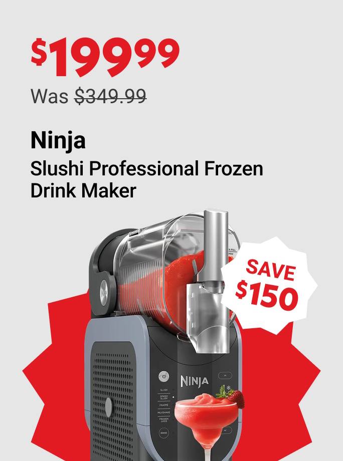 $199.99 (was $349.99) Ninja Slushi Professional Frozen Drink Maker