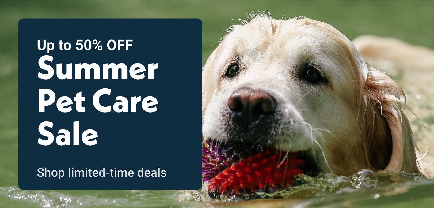 Up to 50% OFF Summer Pet Care Sale Shop limited-time deals