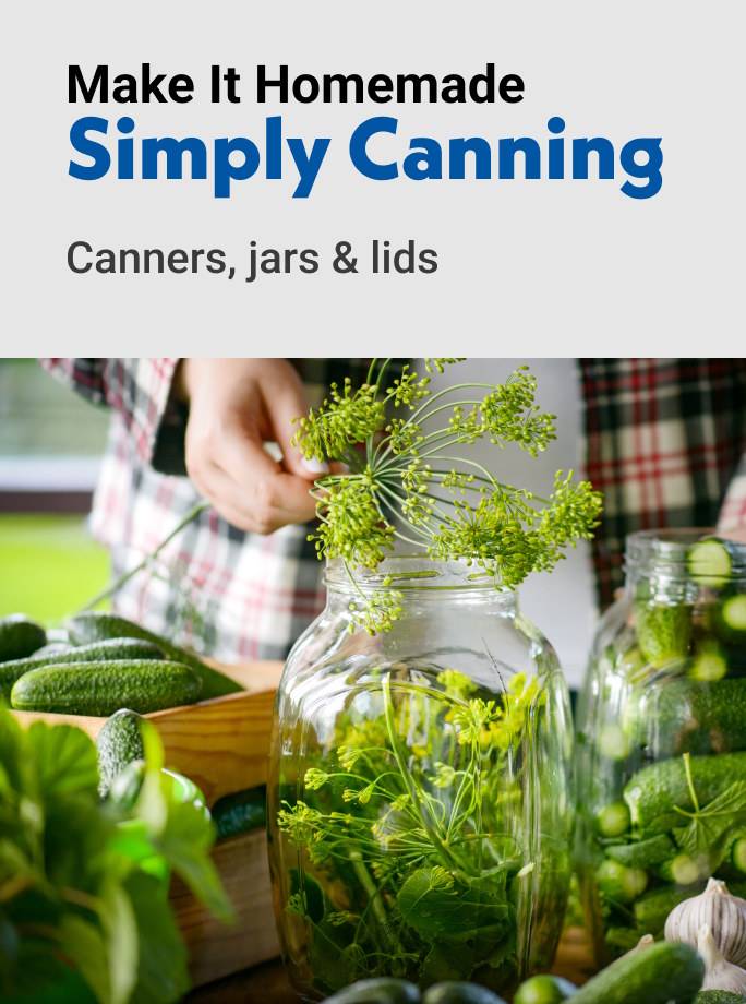 Make It Homemade Simply Canning Canners, jars & lids