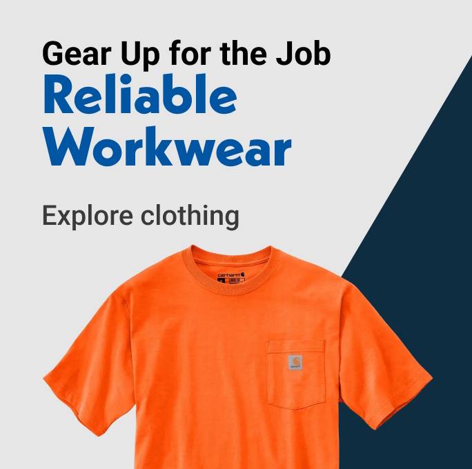 Gear Up for the Job Reliable Workwear Explore clothing