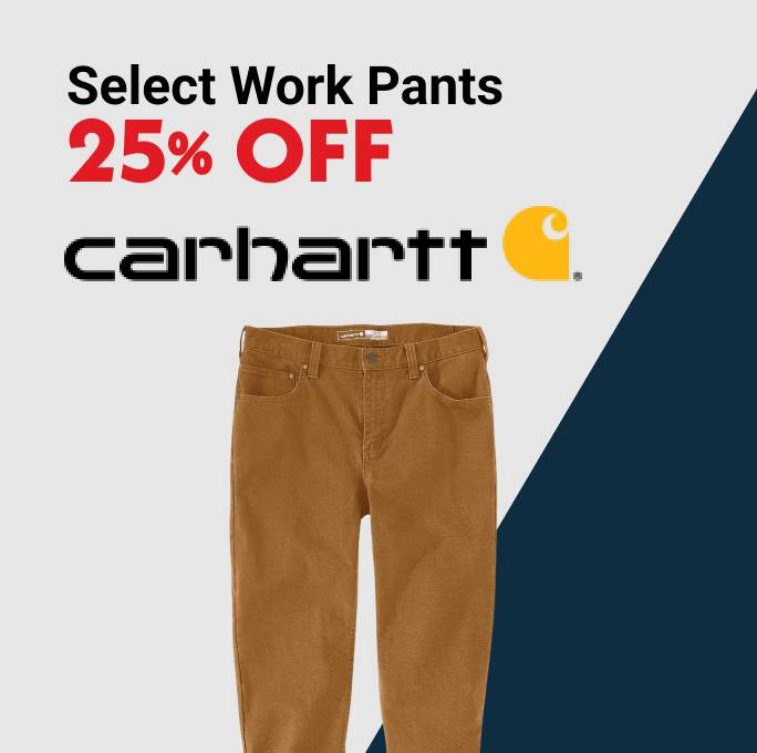 Select Work Pants 25% OFF Carhartt