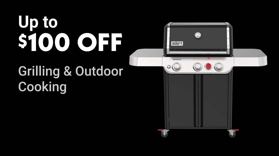 Up to $100 OFF Grilling & Outdoor Cooking