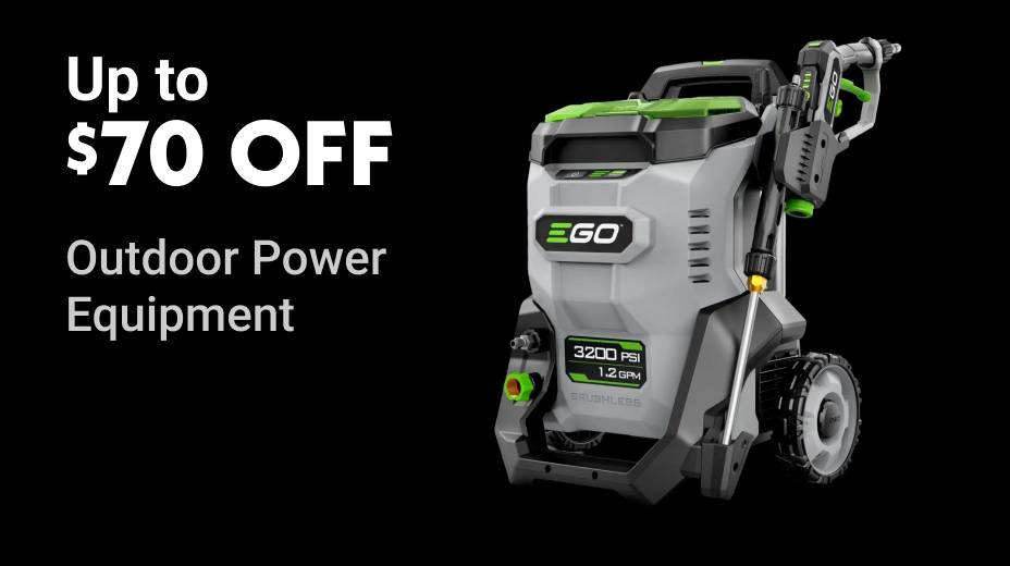 Up to $70 OFF Outdoor Power Equipment