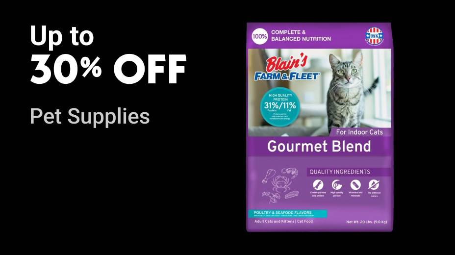 Up to 30% OFF Pet Supplies