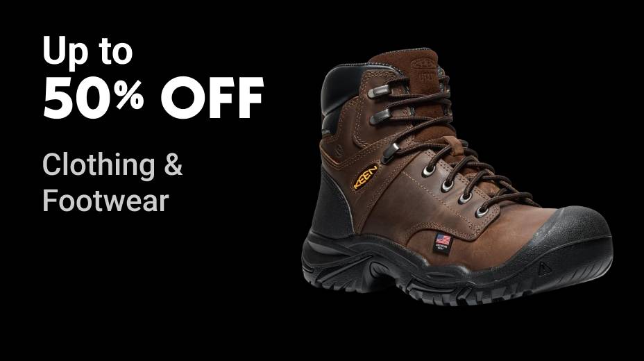 Up to 50% OFF Clothing & Footwear