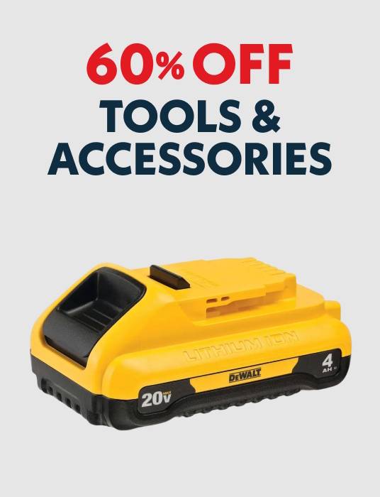 60% OFF Tools & Accessories