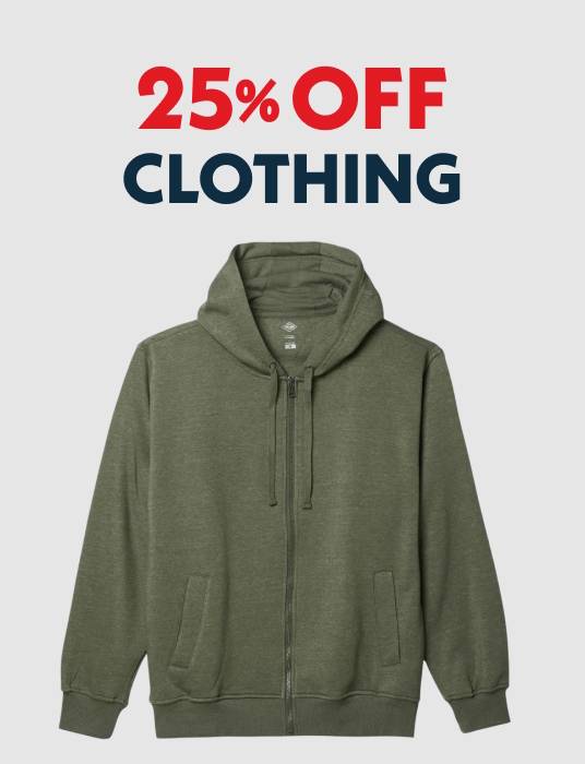 25% OFF Clothing