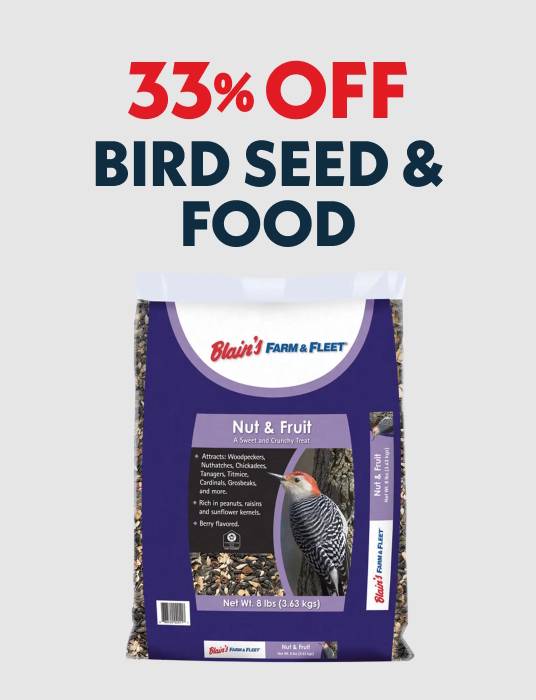 33% OFF Bird Seed & Food