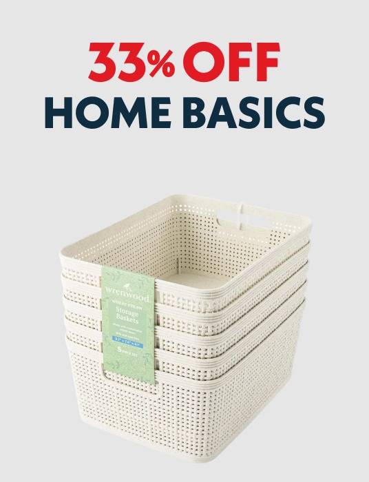 33% OFF Home Basics
