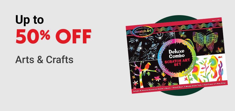 Up to 50% OFF Arts & Crafts