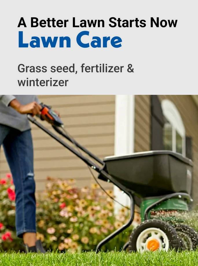A Better Lawn Starts Now Lawn Care Grass seed, fertilizer & winterizer