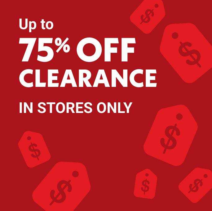 Up to 75% Off Clearance Plus Save Extra 15% on Select Home, in-store only through 11/4