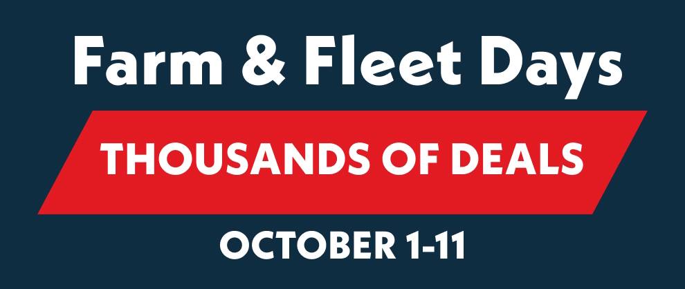 Farm & Fleet Days Thousands of Deals October 1-11