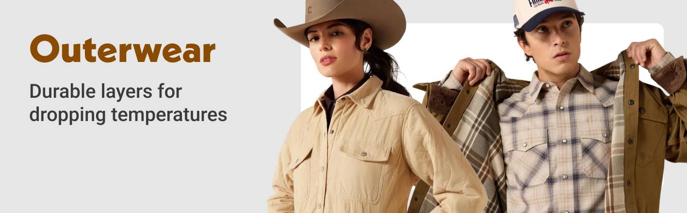 Outerwear, durable layers for dropping temperatures