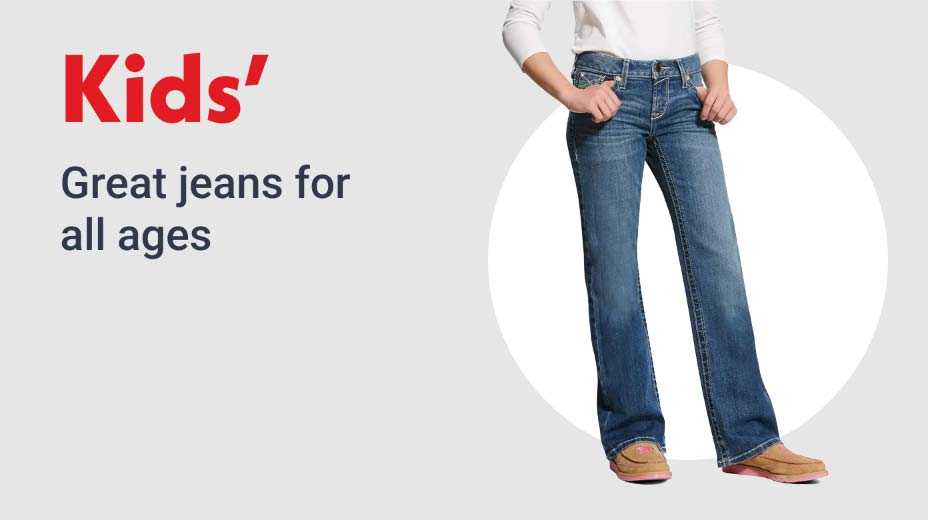 Kids' jeans for all ages