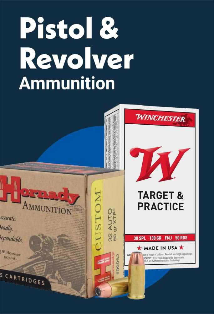 Pistol and revolver ammunition