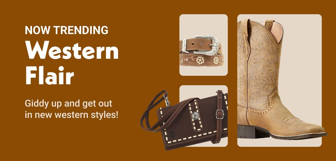 Now Trending - Western Flair - Women's Western Style Accessories