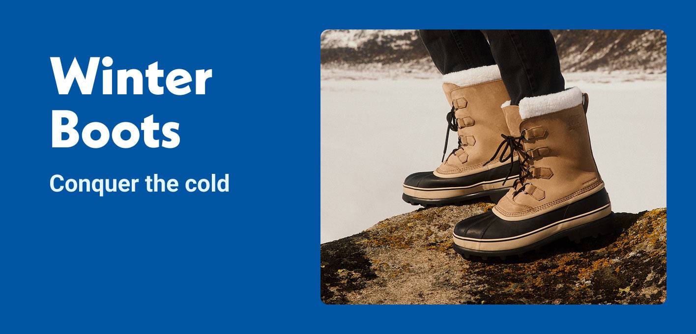 Winter boots; conquer the cold