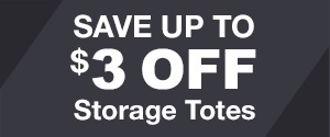 Save on Storage Totes