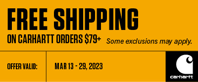 Free Shipping on Carhartt Orders Over $49