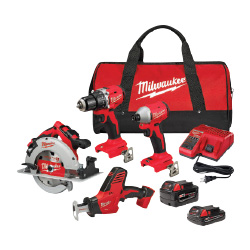 Milwaukee M18 4-Tool Combo Kit