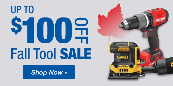 Fall Tool Sale