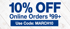 10% OFF Online Orders $99+