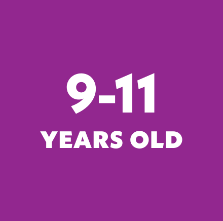 Toys for ages nine to eleven