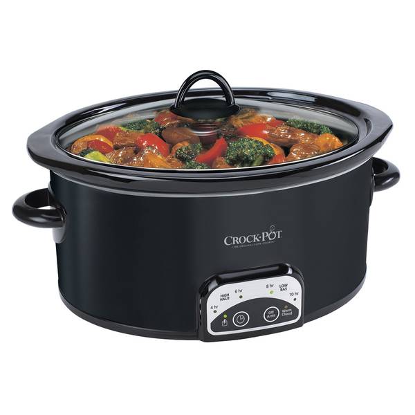 Silver Crock-Pot SCCPVL400-S 4-Quart Cook and Carry Slow Cooker Stainless Steel