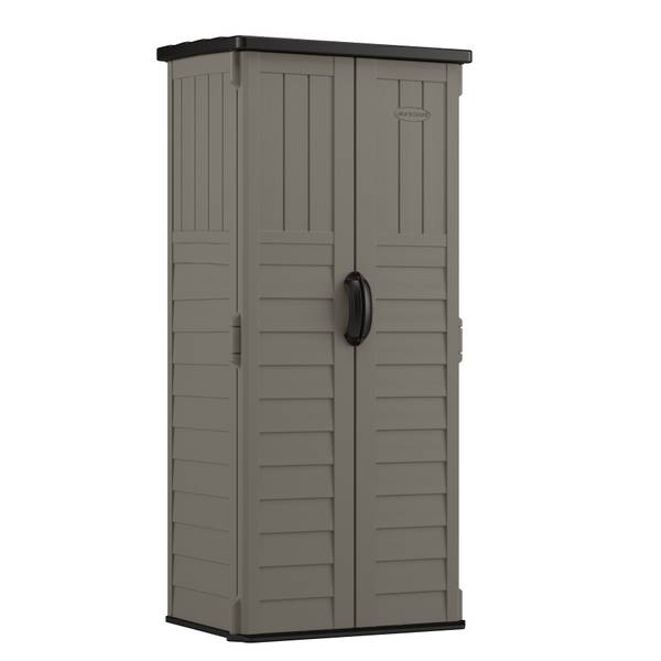 Vertical Storage Shed - Gray - Suncast