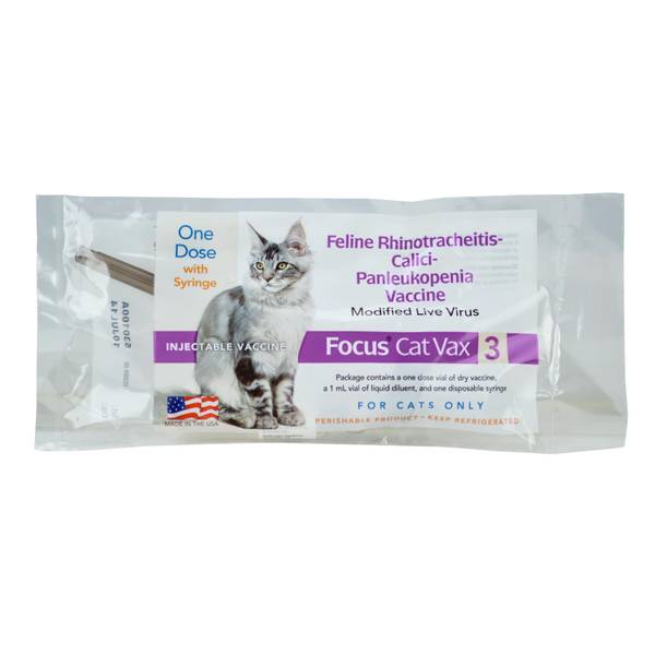 Durvet Focus Cat Vax 3 One Dose Vaccine 051666 Blain's Farm & Fleet
