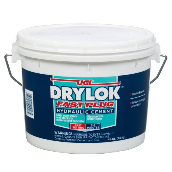 DRYLOK Fast Plug Hydraulic Cement, 4 lb - 00917 | Blain's Farm & Fleet