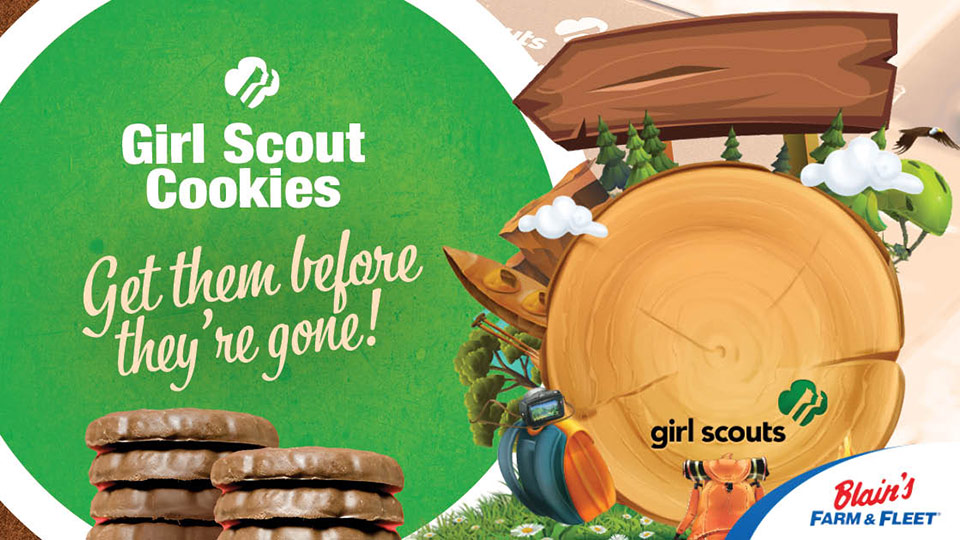 2019: Blain's Farm & Fleet Urbana Teams up with Local Girl Scout Troops